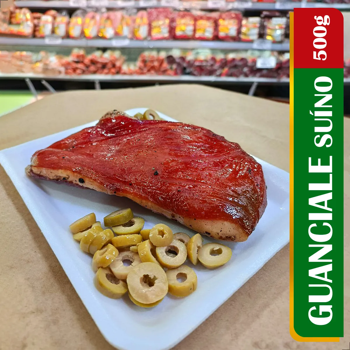 Guanciale Suíno Defumado e Curado Di Callani 500g - Imagem 3